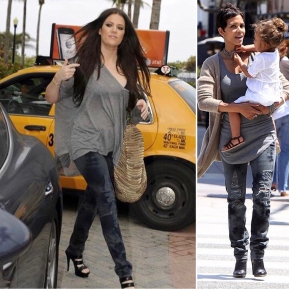 J BRAND Boutique Tie Dye Distressed Ripped Jeans Slash Berlin Jeans Denim 31 - Picture 2 of 10